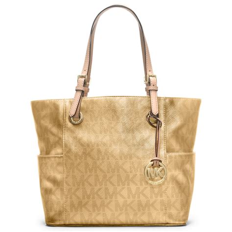 michael kors heart denim hand bag|Michael Kors gold leather handbags.